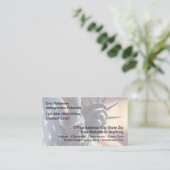 Immigration Attorney New Business Cards Visitenkarte (Stehend Vorderseite)