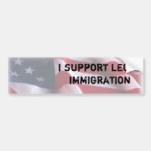 Immigration Autoaufkleber (Vorne)