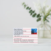 Immigration Naturalisation Attorney Visitenkarte (Stehend Vorderseite)