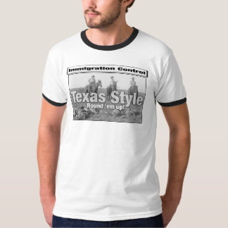 Immigrations-Kontrollen-Texas-Art T-Shirt