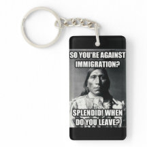 Immigrations-Schlüsselanhänger