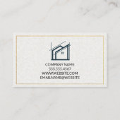 Immobilien-Anwesen | Architekt Visitenkarte (Rückseite)