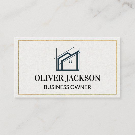 Immobilien-Anwesen | Architekt Visitenkarte (Vorderseite)