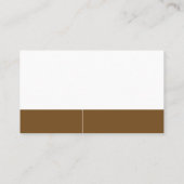 Immobilien-Anwesen | Kaffee-Logo Visitenkarte (Rückseite)