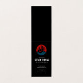 Immobilien-Anwesen | Kommerzielles WohnLogo Visitenkarten (Außenseite Aufgefaltet)