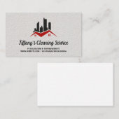 Immobilien-Anwesen | Sky Scraper Visitenkarte (Vorne/Hinten)