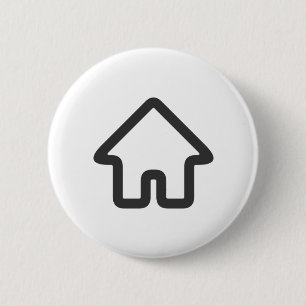 Immobilien-Architektur-Haus-Symbol-Geschäft Button