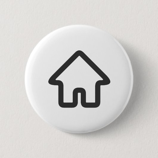 Immobilien-Architektur-Haus-Symbol-Geschäft Button (Vorderseite)