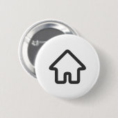 Immobilien-Architektur-Haus-Symbol-Geschäft Button (Vorne & Hinten)