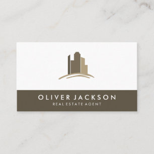 Immobilien-Experten-Symbol   Professionell Visitenkarte