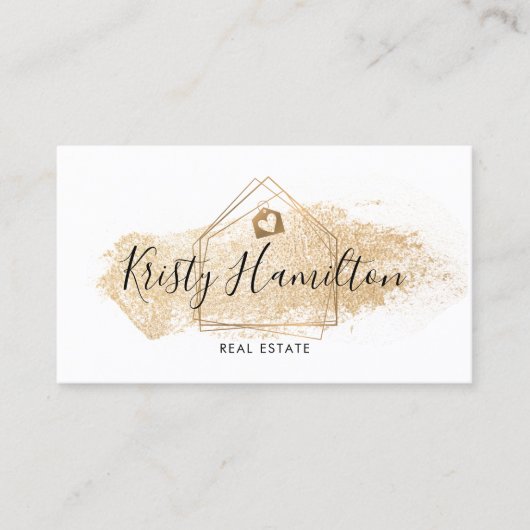 Immobilien für berufliches Anwesen Visitenkarte (Vorderseite)