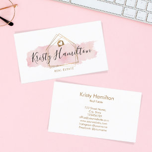 Immobilien für berufliches Anwesen Visitenkarte