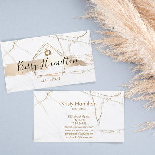 Immobilien für berufliches Anwesen Visitenkarte