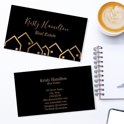 Immobilien für berufliches Anwesen Visitenkarte