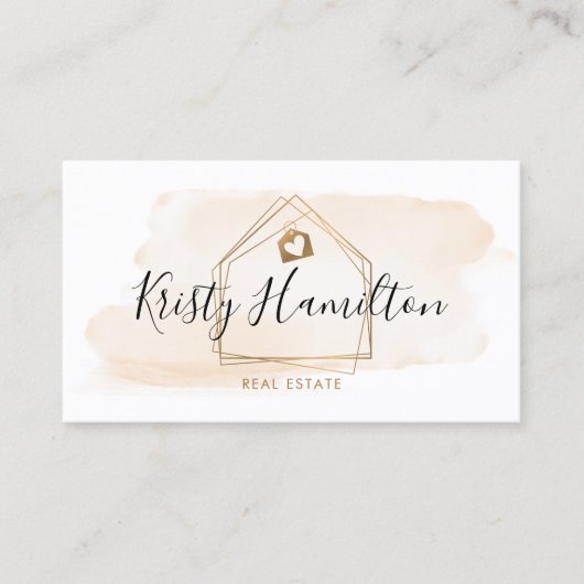 Immobilien für berufliches Anwesen Visitenkarte (Vorderseite)