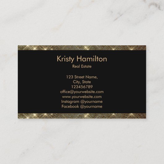 Immobilien für berufliches Anwesen Visitenkarte (Rückseite)