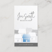 Immobilien-Investitionen in Real Anwesen Agent Visitenkarte (Vorderseite)