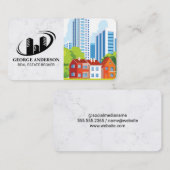 Immobilien-Logo | Mietobjekte Visitenkarte (Vorne/Hinten)