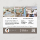 Immobilien-Open-House-Einladung Flyer (Hinten)