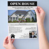 Immobilien-Open-House Flyer (Hand)