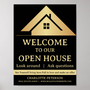 Immobilien-Open-House Poster