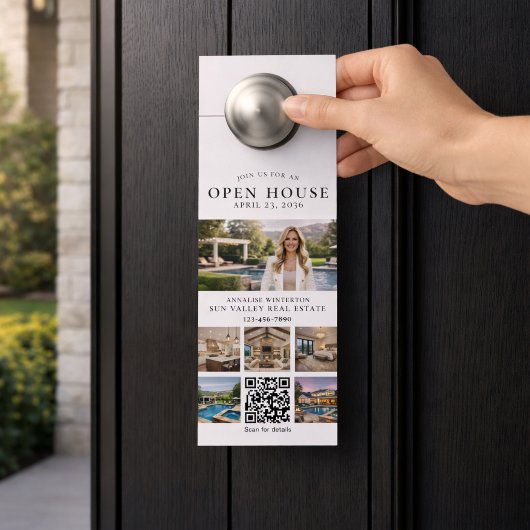 Immobilien-Open-House-QR-Code-Foto Türanhänger