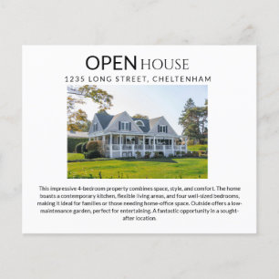 Immobilien-Open-House-Targeting-Postkarten & Flyer