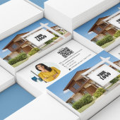 Immobilien-Profi-Foto-QR-Code Visitenkarte