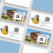 Immobilien-Profi-Foto-QR-Code Visitenkarte