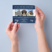 Immobilien-Schulbezirk-Targeting-Postkarten Flyer (Gruppe)