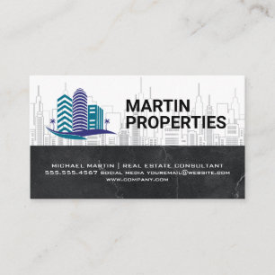 Immobilien   Skyline City   Objekte Visitenkarte