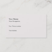 Immobilienagent Visitenkarte (Rückseite)