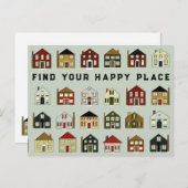 Immobilienagentur Postkarte (Vorne/Hinten)