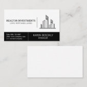 Immobilienagentur | Vermögensverwaltung Visitenkarte (Vorne/Hinten)