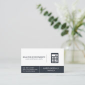 Immobilienagentur | Verwaltung von Vermögenswerten Visitenkarte (Stehend Vorderseite)