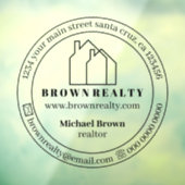 Immobilienbüro Fensteraufkleber (Blatt 3)