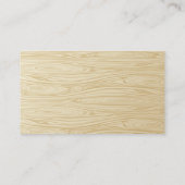 Immobilienentwickler | Holzblumen Visitenkarte (Rückseite)