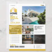 Immobilienflyer Vorlage (Vorderseite)