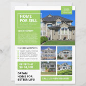 Immobilienflyer Vorlage (Vorderseite)