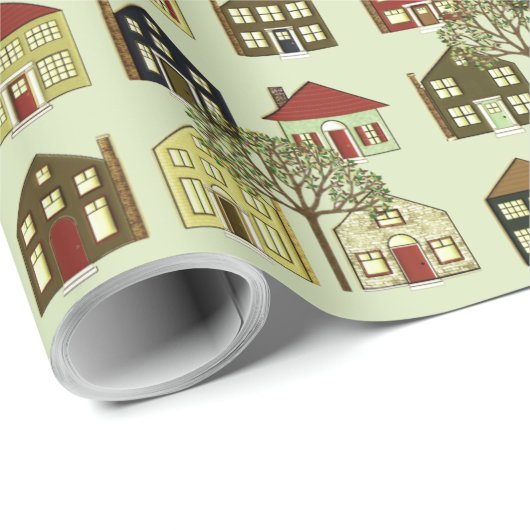 Immobiliengeschäft Geschenk Geschenkpapier (Rolleneckpunkt)