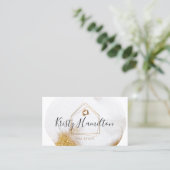 Immobiliengeschäft mit beruflichem Anwesen Visitenkarte (Stehend Vorderseite)