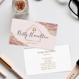 Immobiliengeschäft mit beruflichem Anwesen Visitenkarte