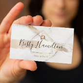 Immobiliengeschäft mit beruflichem Anwesen Visitenkarte