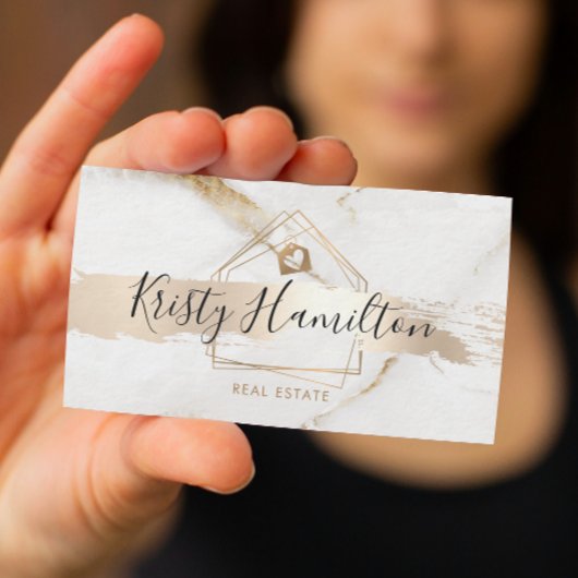 Immobiliengeschäft mit beruflichem Anwesen Visitenkarte