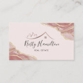 Immobiliengeschäft mit beruflichem Anwesen Visitenkarte (Vorderseite)