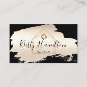 Immobiliengeschäft mit beruflichem Anwesen Visitenkarte (Vorderseite)