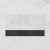 Immobilienhäuser Taube und Schlüssel | Marmor Visitenkarte (Rückseite)
