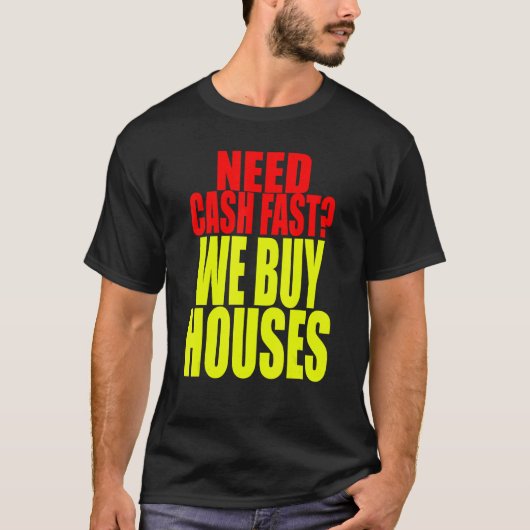 Immobilieninvestor - Wir kaufen Häuser - Hauskäufe T-Shirt (Vorderseite)