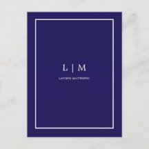 Immobilienmakler einfache blaue minimalistische