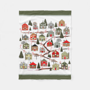 Immobilienmakler-Geschenk zu Weihnachten Fleecedecke